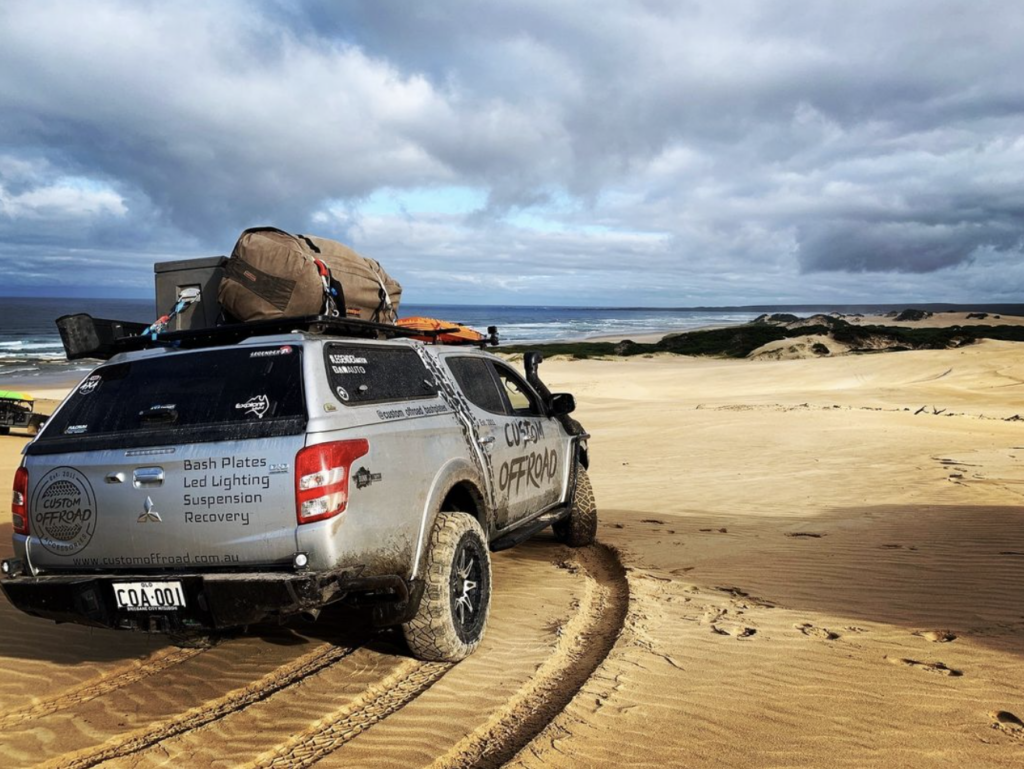 custom offroad sand driving beach trip